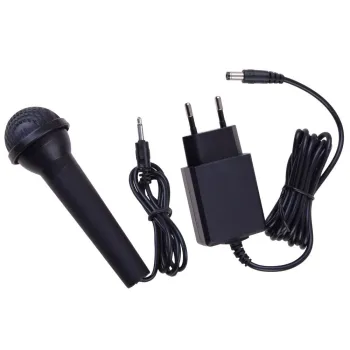 czerwony instrument klawiszowy prezentowany na stole