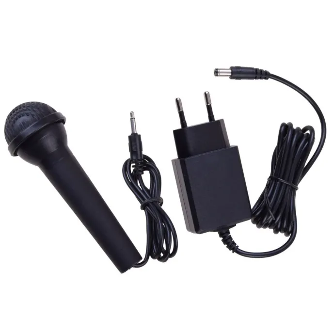 czerwony instrument klawiszowy prezentowany na stole