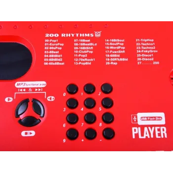 opakowanie zestawu z keyboardem i mikrofonem w kolorowe pudełko