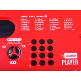 opakowanie zestawu z keyboardem i mikrofonem w kolorowe pudełko