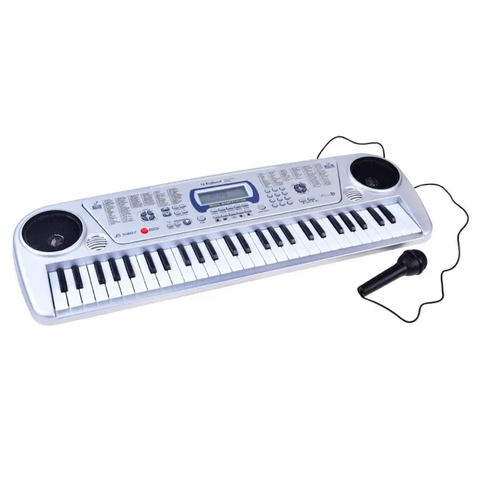 organy MQ5407 wraz z ładowarką i mikrofonem na białym tle