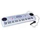 organy MQ5407 wraz z ładowarką i mikrofonem na białym tle