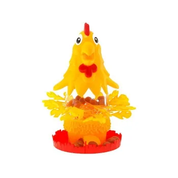 Zbliżenie na detal tułowia kurczaka z umieszczonymi piórami