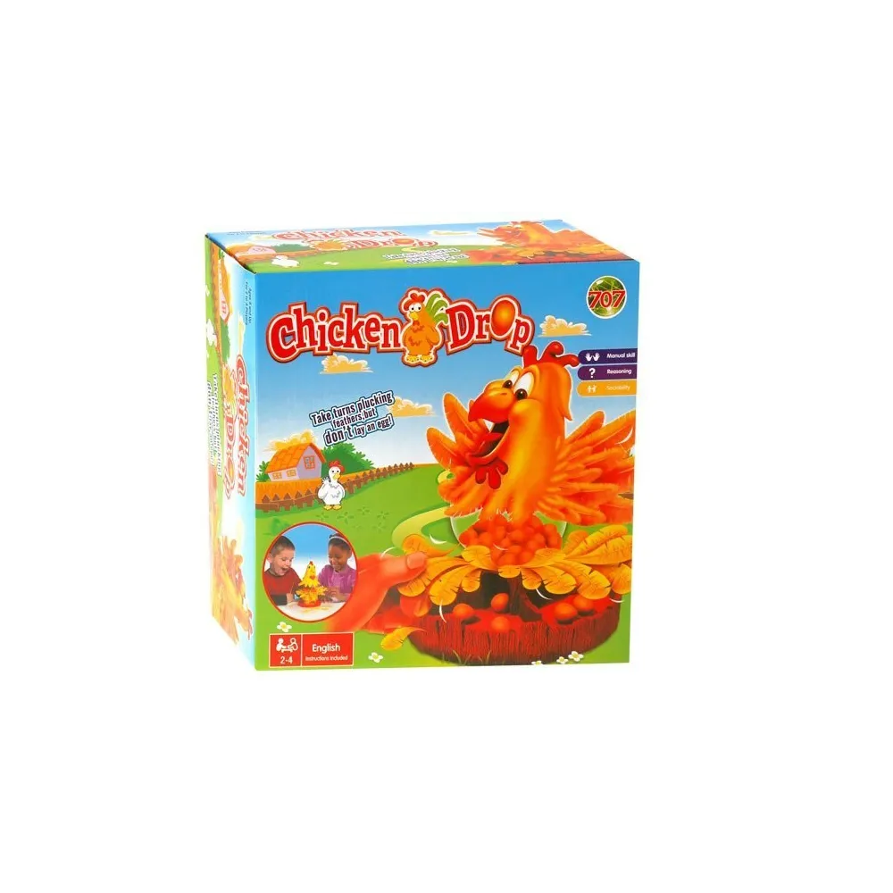 Wyjmowanie pióra z kurczaka podczas tury gracza