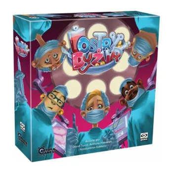 Ostry Dyżur GALAKTA – pudełko gry kooperacyjnej o pracy lekarzy na oddziale