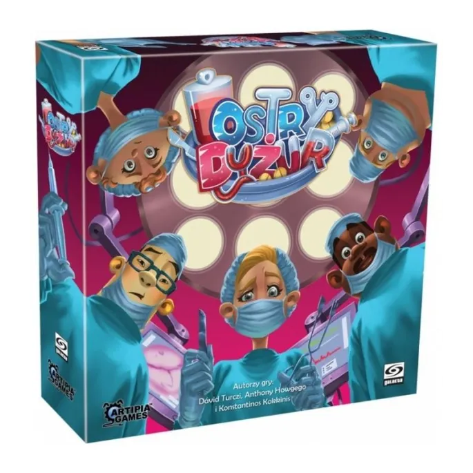 Ostry Dyżur GALAKTA – pudełko gry kooperacyjnej o pracy lekarzy na oddziale