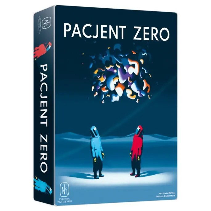 Gra planszowa Pacjent zero z elementami dedukcji i laboratorium naukowego