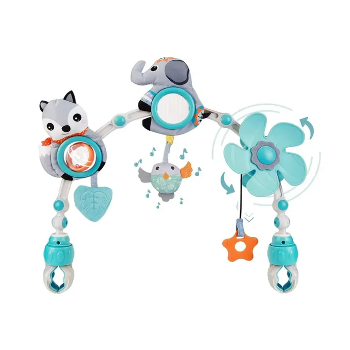 dół pałąka z gryzakiem silikonowym i miękkim listkiem