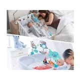 element słonika z lusterkiem i szeleszczącymi detalami na zawieszce