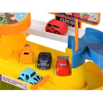 Ruchoma winda w parkingu na pokrętło i na baterie