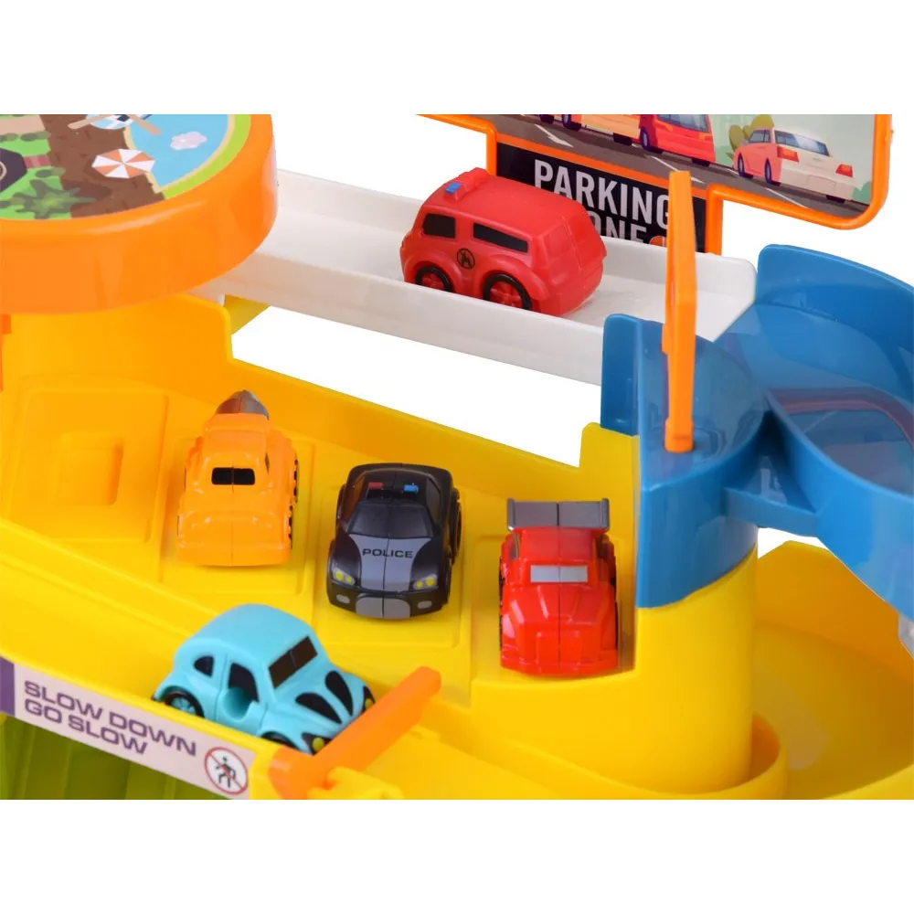 Ruchoma winda w parkingu na pokrętło i na baterie