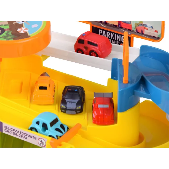 Ruchoma winda w parkingu na pokrętło i na baterie