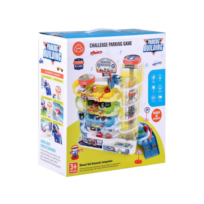 Zjeżdżalnia dla autek – zjazd z najwyższego poziomu