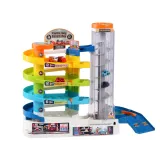 Kolorowe opakowanie parkingu z wyraźnym podglądem zawartości