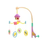 zbliżenie na pozytywkę w kształcie domku z uchwytem montażowym