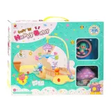 estetyczne opakowanie pastelowej karuzeli pozytywki na prezent