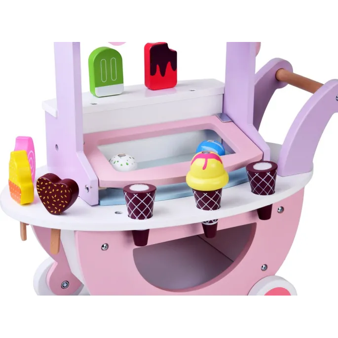 Rączka lodziarni ułatwiająca dzieciom zabawę i przemieszczanie