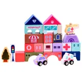 zaokrąglone krawędzie klocków dla bezpieczeństwa dziecka