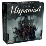 Elementy gry Pax Hispanica GALAKTA z planszą i kartami podczas rozgrywki