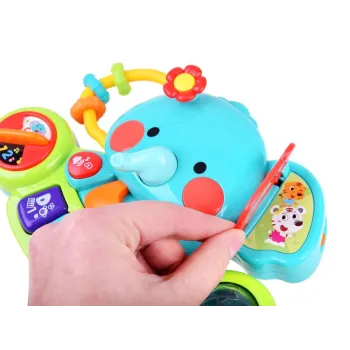 Przyjazne dziecku pianinko słonik z panelami do interakcji