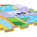 Mata piankowa prezentująca układ ulic do zabawy pojazdami