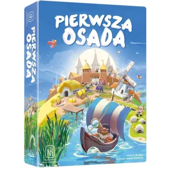 Plansza gry Pierwsza osada z elementami wyspowej osady