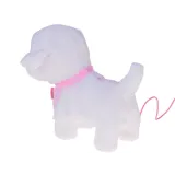 Szczegółowy widok bandamki z tęczą na szyi psa