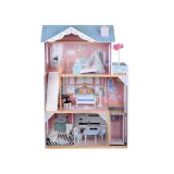 detal ruchomej windy w dużym domku dla lalek