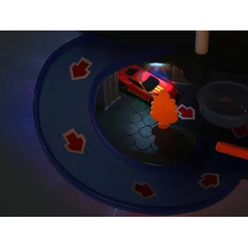 szczegółowy widok silikonowych szczotek w myjni zabawkowej