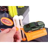 element dźwiękowy i świetlny myjni samochodowej pokazany z bliska