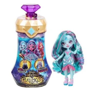 Pixlings lalka Syrena niebieska z długimi włosami i ruchomymi elementami