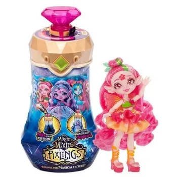 Lalka Pixlings Wróżka różana z długimi włosami i dodatkami do eliksiru