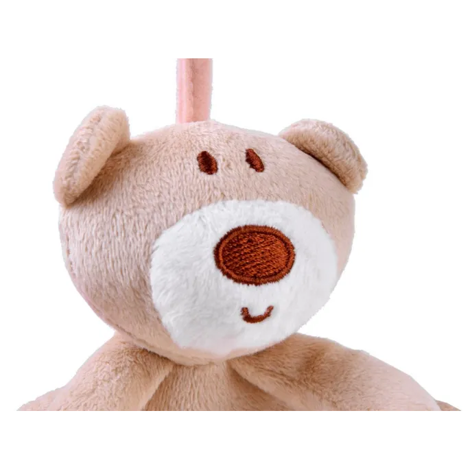 pluszowa spirala prezentująca żywą kolorystykę zawieszek