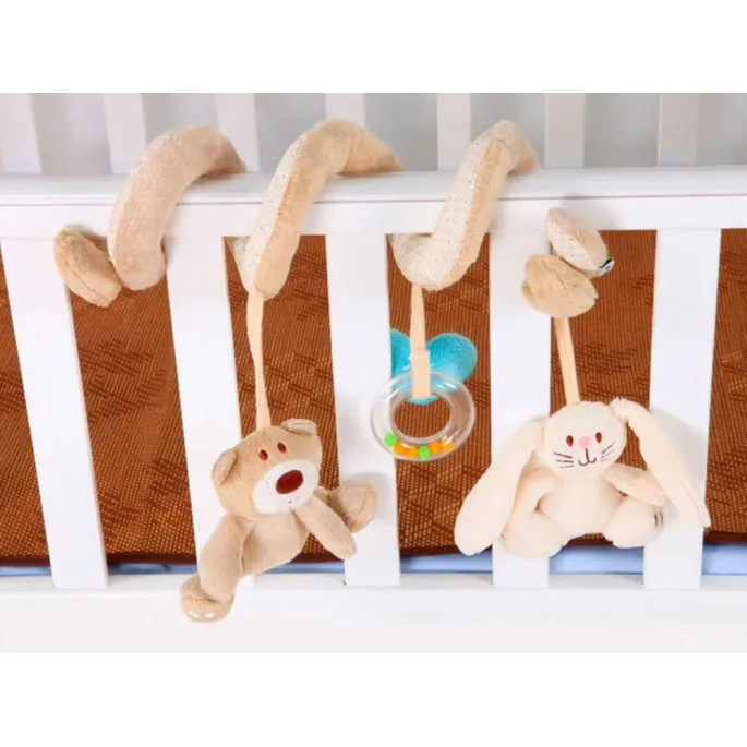 spirala dziecięca jako element wyposażenia łóżeczka