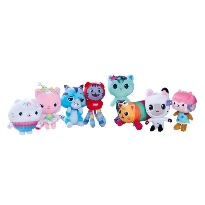 Pluszowa maskotka 18 cm z serii Koci domek Gabi w kolorowych barwach