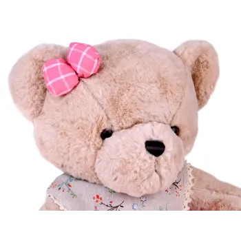 miś vintage 58 cm siedzący na dziecięcym krześle