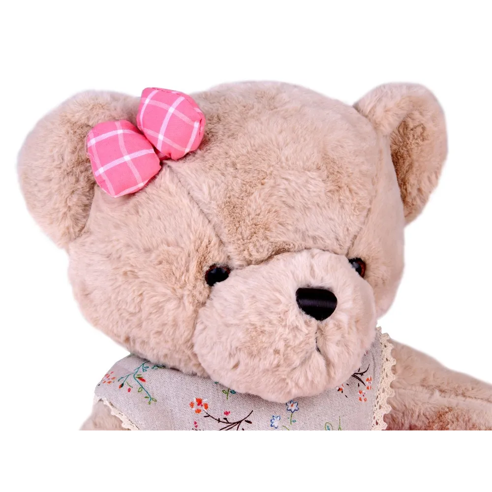 miś vintage 58 cm siedzący na dziecięcym krześle