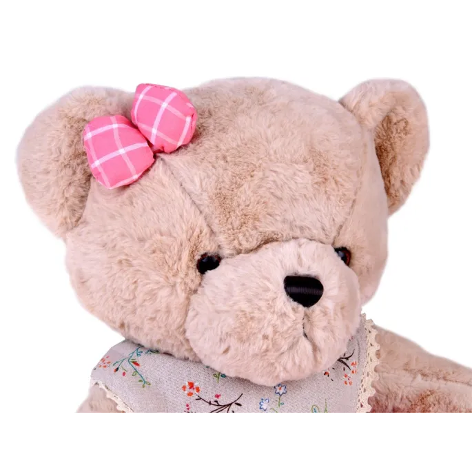 miś vintage 58 cm siedzący na dziecięcym krześle