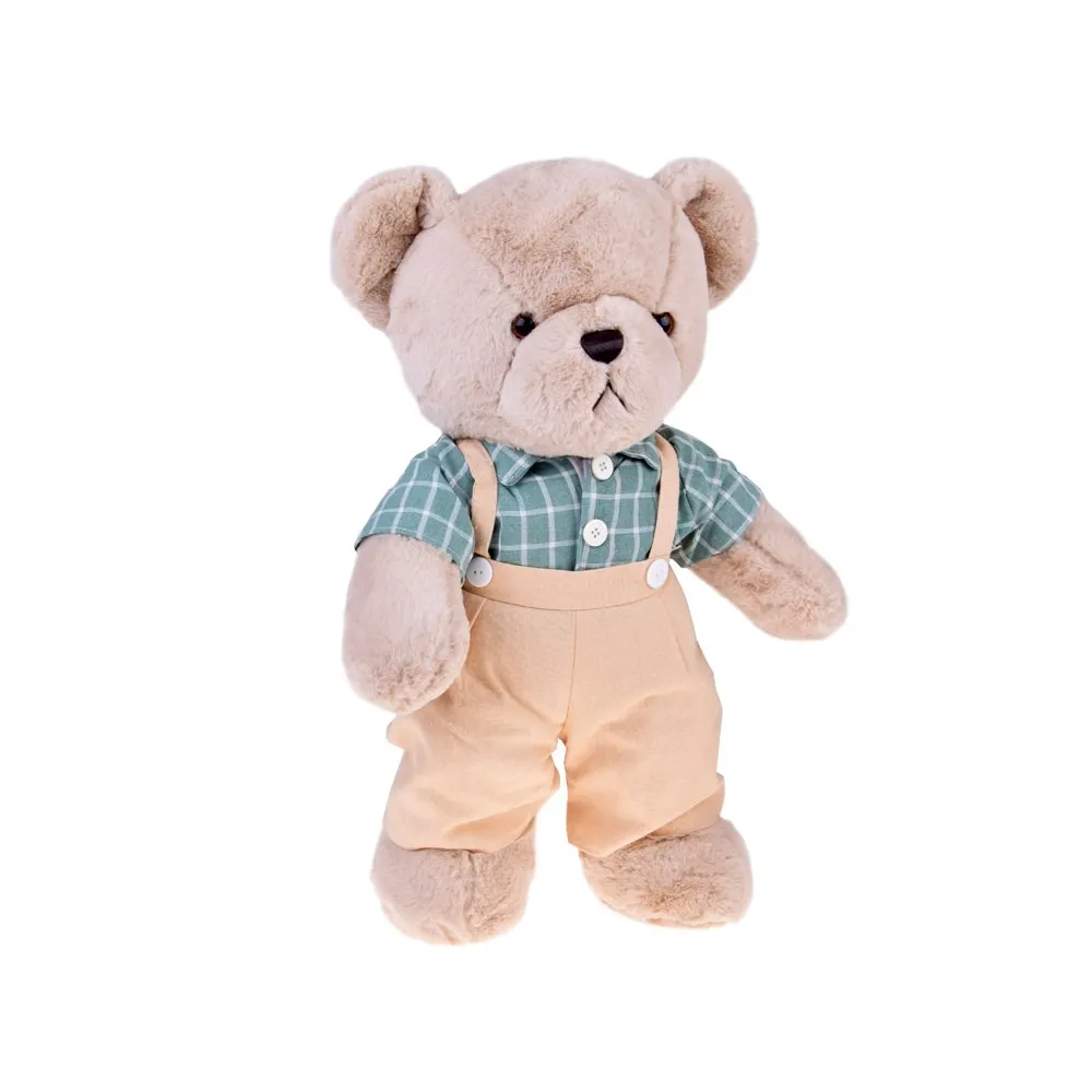 Klasyczny miś z prostym pyszczkiem i brązowym, perforowanym noskiem