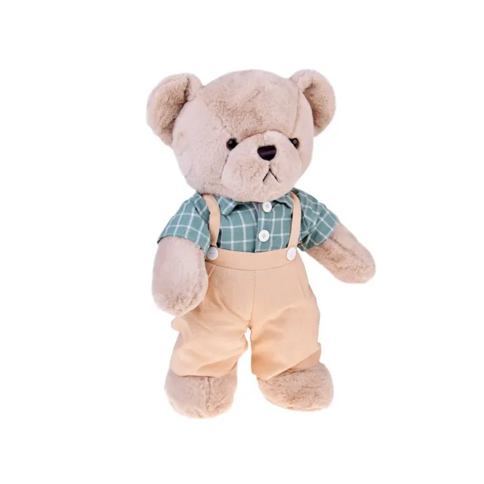 Klasyczny miś z prostym pyszczkiem i brązowym, perforowanym noskiem