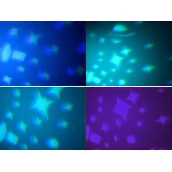 Pluszowy miś z funkcją lampki nocnej stojący na półce