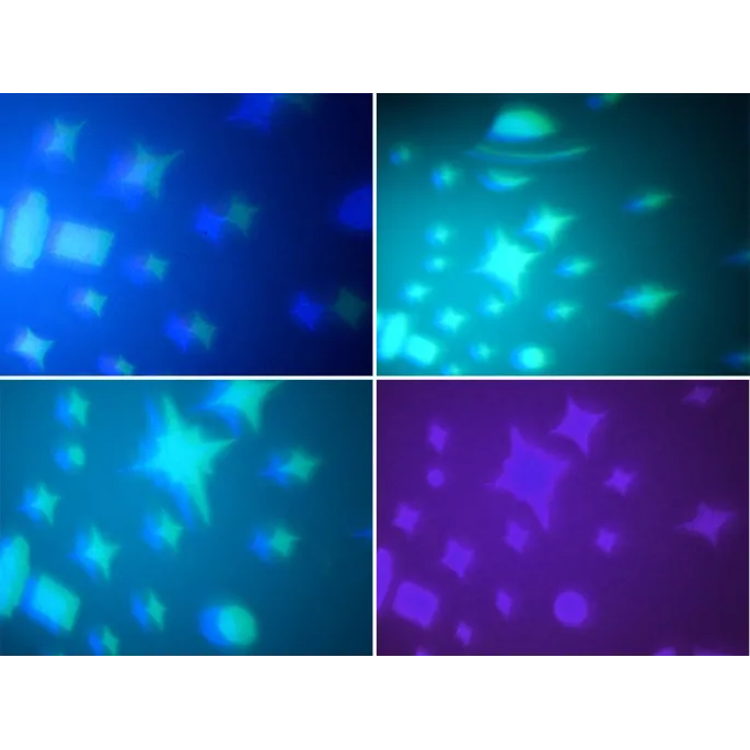 Pluszowy miś z funkcją lampki nocnej stojący na półce