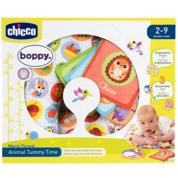 Miękka poduszka do zabawy na brzuszku z kolorowymi zabawkami