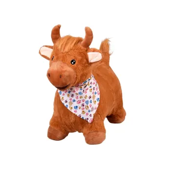 szczegółowy widok detalu rogów i pyszczka skoczka byka