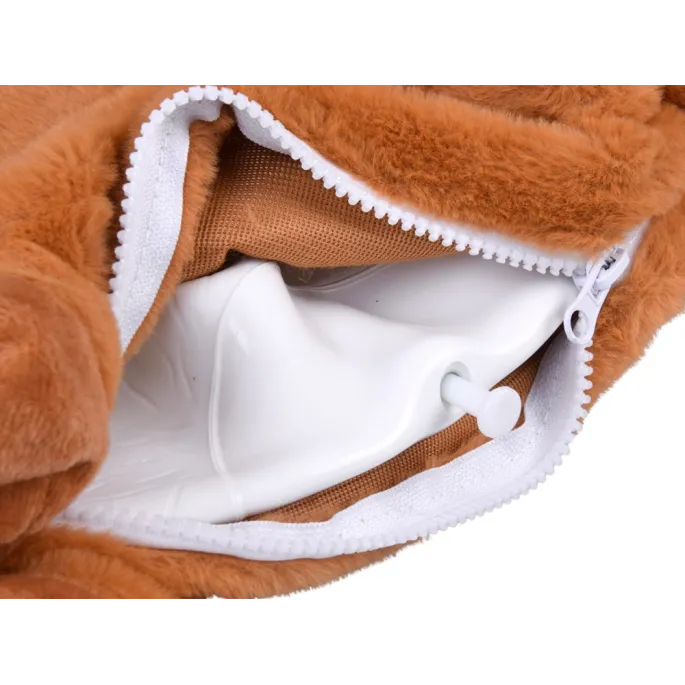 zabawka do skakania z palemką na ogonie pokazana z boku