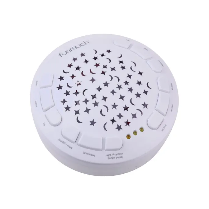 biało-beżowa owieczka wyświetlająca kolorowe gwiazdki