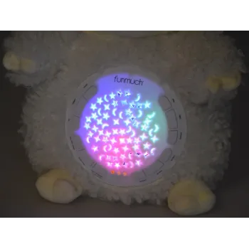 widok z boku na projektor gwiazd w kształcie owieczki