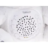 widoczne przyciski sterujące na pluszowym misiu projektorze