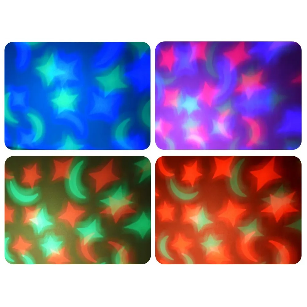 miś projektor podczas pracy wieczorem w ciemnym pokoju