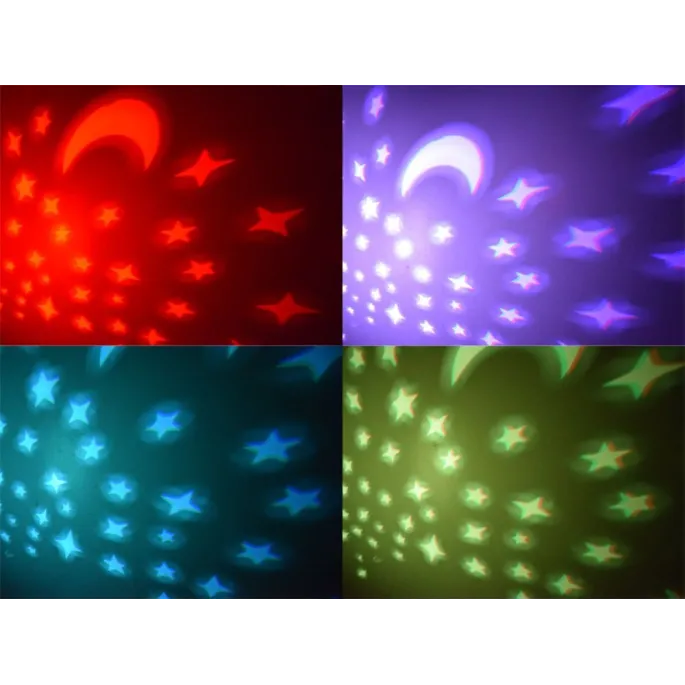 widok z boku na projektor i panel sterowania dźwiękiem